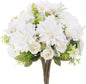 1PC Artificial Rose Flowers Wedding Home Bedroom Decor Bridal Bouquet Garden Fake Silk Dahlia Hydrangeas Vase for Board Outdoors