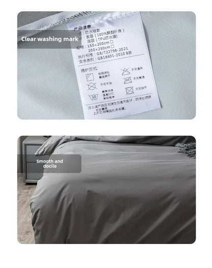 Waterproof duvet cover, urine proof and mite proof duvet cover, anti-seepage children's core protective cover