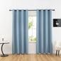 1panel Solid 100% Blackout Curtains with Grommets, Total Privacy Drapes for Bedroom, Living Room, Home Decor