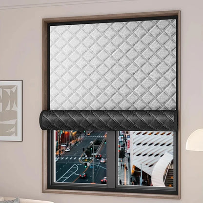 Warm curtains, cold and heat insulation, window screens, sun shading, sound insulation, double thickened warm curtains