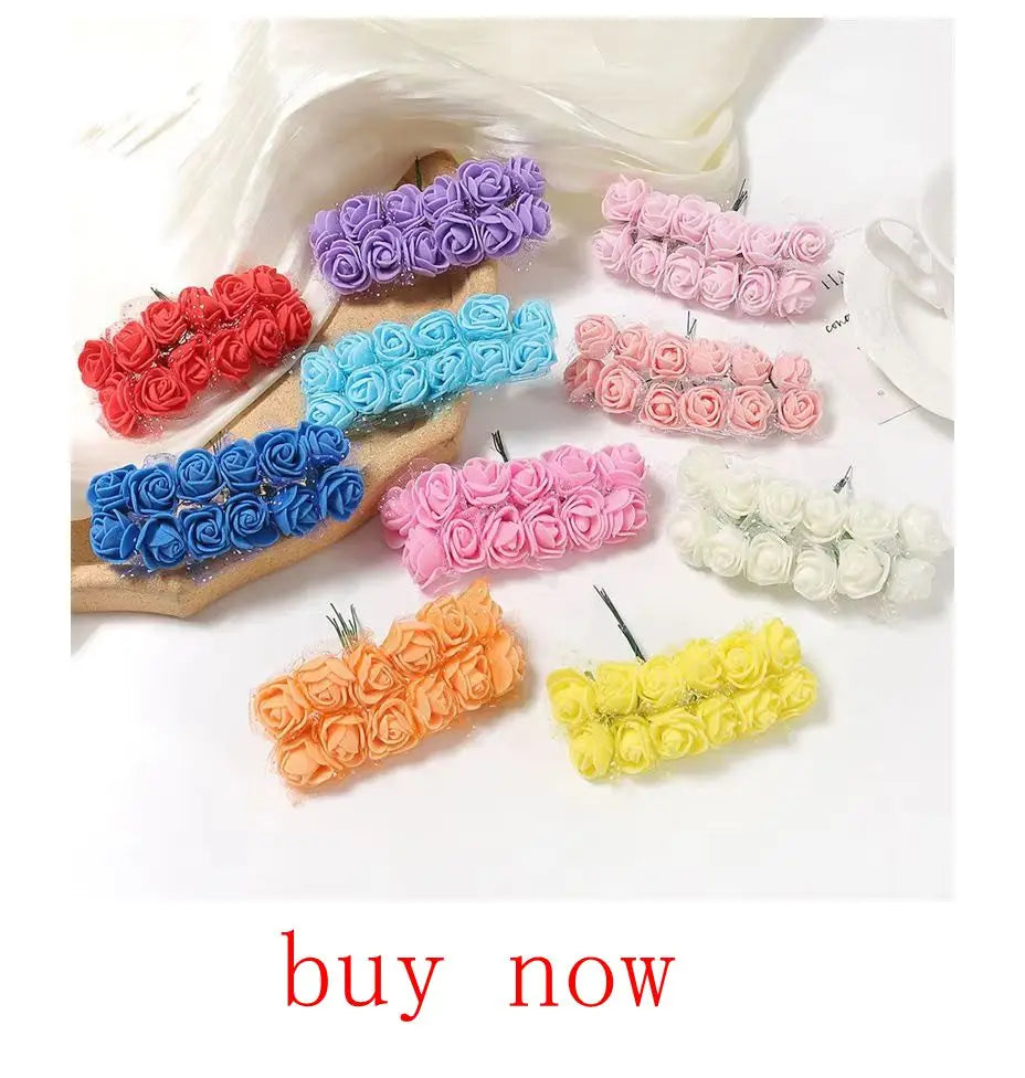 6PCS Artificial Plant Green Leaves Cactus for Home Christmas Decoration DIY Wreath Material Craft Wedding Banquet Accessories