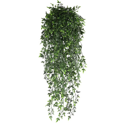 90cm Persian fern Leaves Vines Home Room Decor Hanging Artificial Plant Plastic Leaf Grass Wedding Party Wall Balcony Decoration