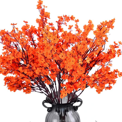 1PC Artificial Plants Christmas Decoration Vases Home Room Wedding Bridal Festival Candy Box Fake Plastic Flowers Scrapbooking