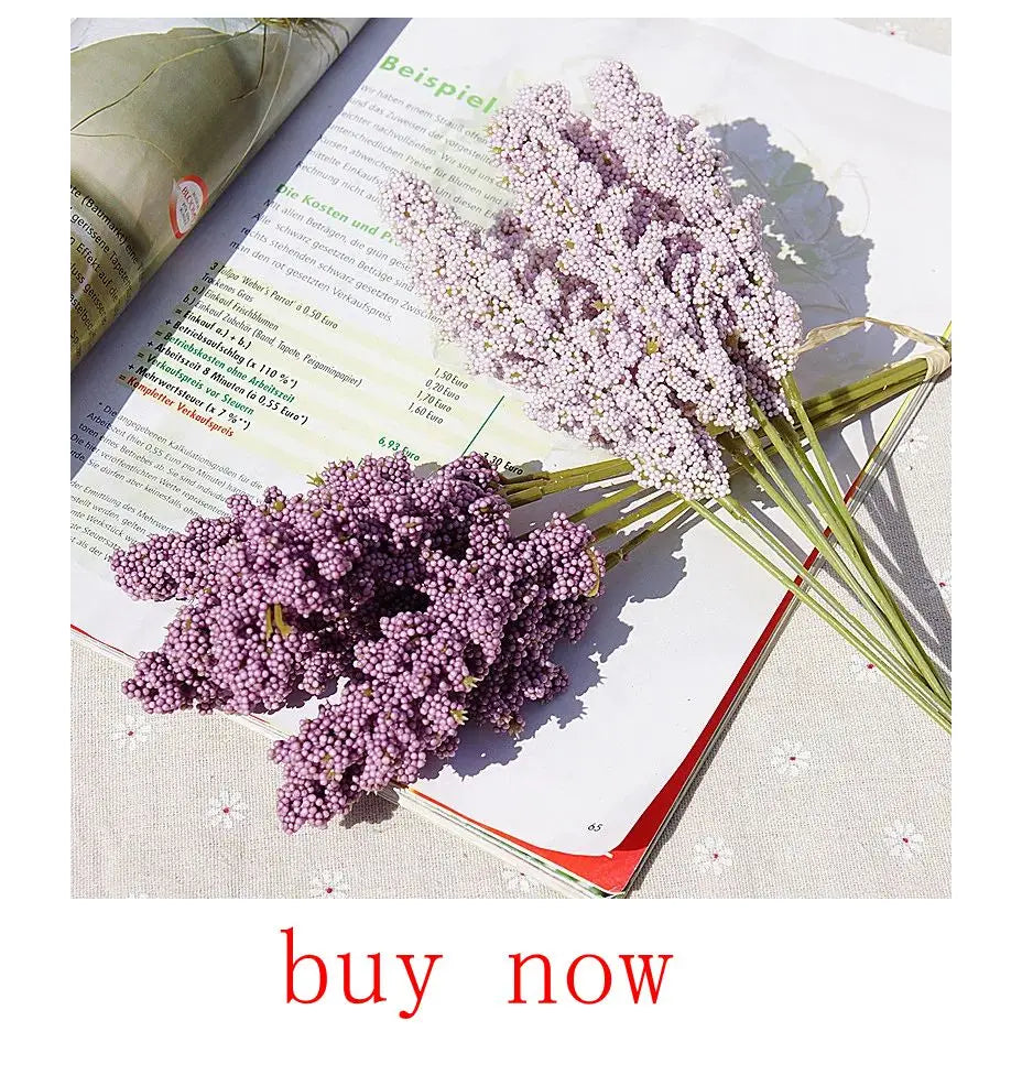 Artificial Flowers Silk Hydrangea Vase for Home Decoration Accessories Wedding Decorative Fake Plants Christmas Garland Material