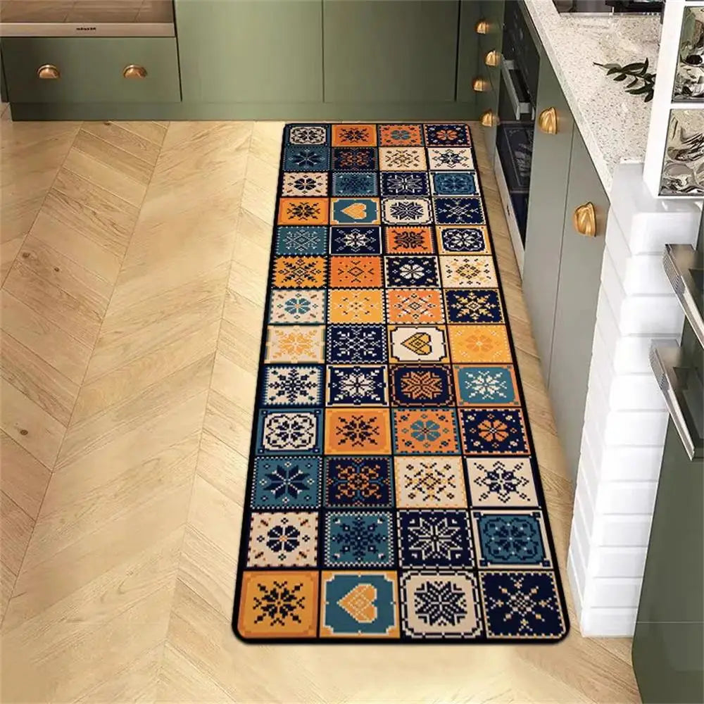 Non-slip Kitchen Carpets for Living Room Long Area Rug Kitchen Floor Mat Carpets Entrance Door Mat Home Decor Alfombra Tapis 러그