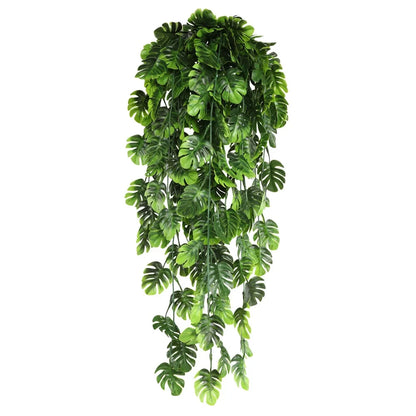 90cm Persian fern Leaves Vines Home Room Decor Hanging Artificial Plant Plastic Leaf Grass Wedding Party Wall Balcony Decoration