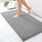 Kitinjoy Chenille Bathroom Mats Extra Thick Absorbent  Non-Slip Bath Rugs Machine Wash Plush Carpet Living Room Luxry Floor Mats