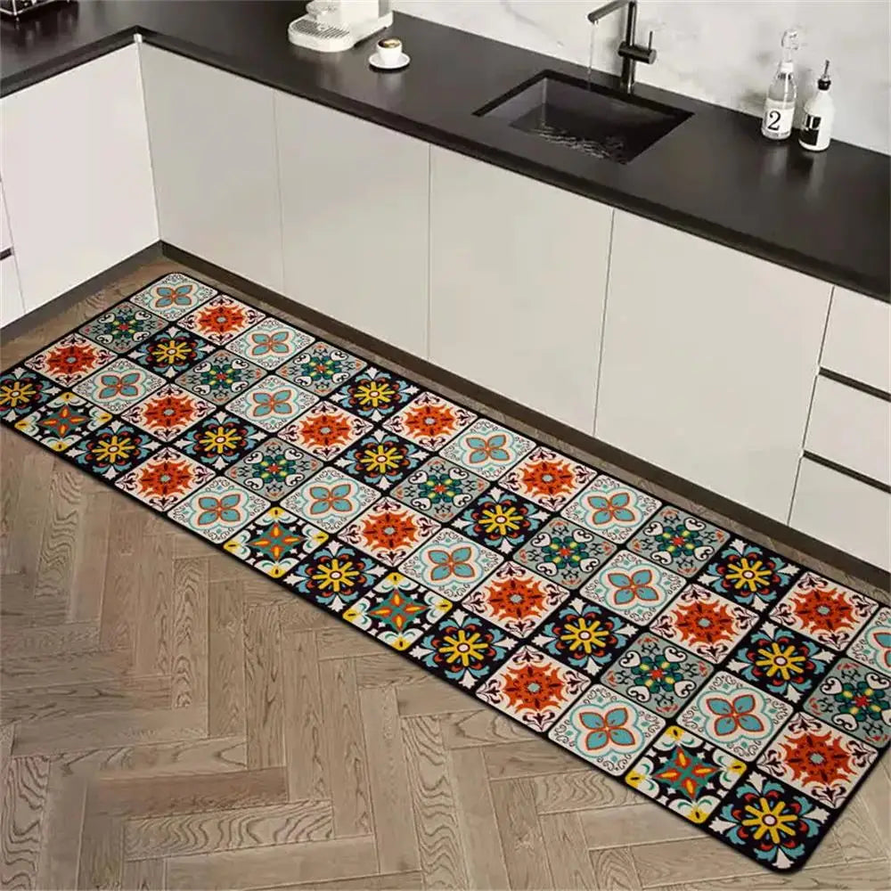 Non-slip Kitchen Carpets for Living Room Long Area Rug Kitchen Floor Mat Carpets Entrance Door Mat Home Decor Alfombra Tapis 러그