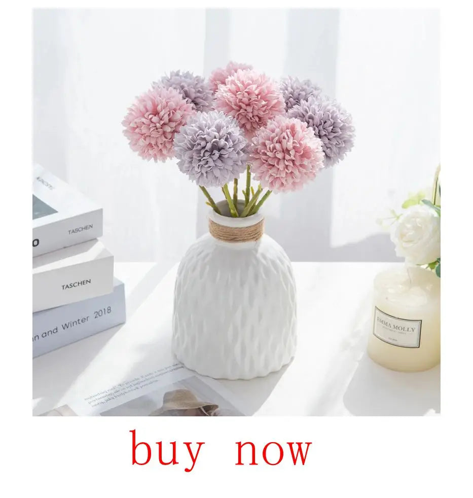 21 Heads Artificialflower Autumn Silk Daisy Bouquet Decor Vase Home Wedding Decor Household Products Holiday Party DIY gift box