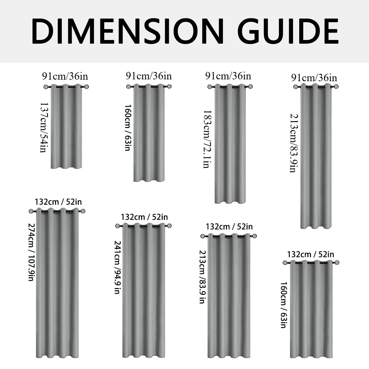 2pcs Modern 100% Blackout Curtain with Coated Lining, Curains for Bedroom, Living Room, Dining Room, Bathroom, Home Decor