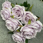 9Head Artificial Pink Rose Bouquet Flower Wedding Bridal Photography Props Home Garden Decoration Simulation Silk Rose Bouquet