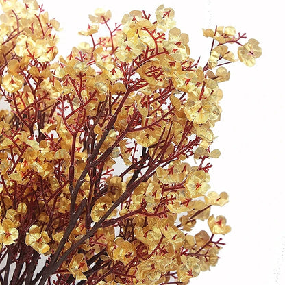 1PC Artificial Plants Christmas Decoration Vases Home Room Wedding Bridal Festival Candy Box Fake Plastic Flowers Scrapbooking