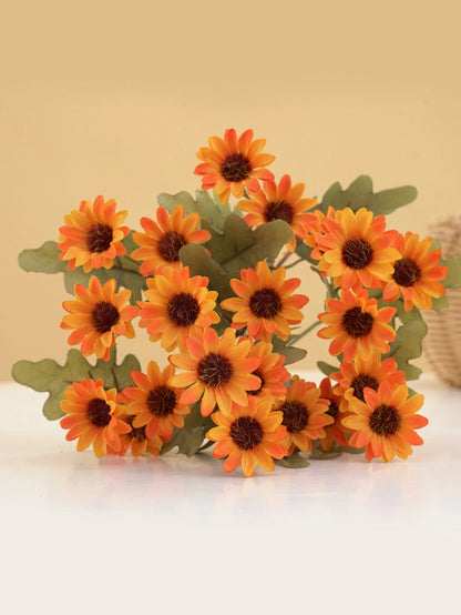 21 Heads Artificialflower Autumn Silk Daisy Bouquet Decor Vase Home Wedding Decor Household Products Holiday Party DIY gift box