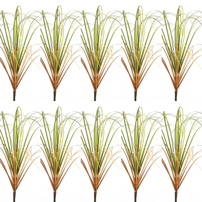 Simulated Small Grass Bushes for Decorating Fake Grasslands Simulating Reeds Onion Grass and Fake Green Plants Home Decoration