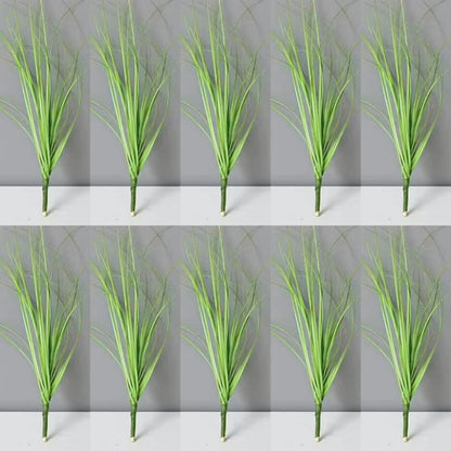 Simulated Small Grass Bushes for Decorating Fake Grasslands Simulating Reeds Onion Grass and Fake Green Plants Home Decoration