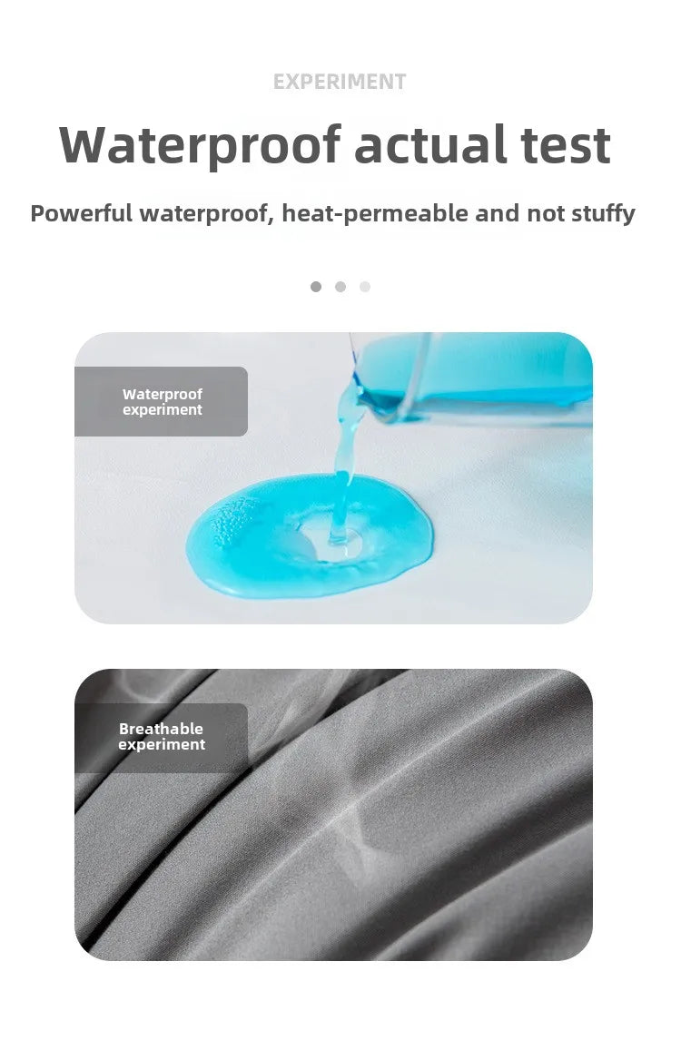Waterproof duvet cover, urine proof and mite proof duvet cover, anti-seepage children's core protective cover