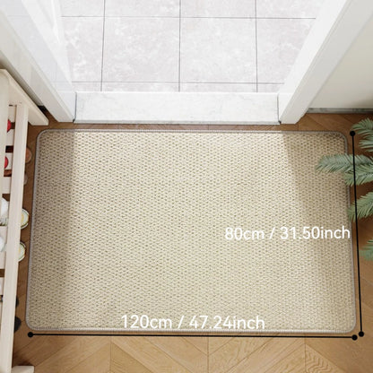 Outdoor Rugs Faux Jute Doormat Effortless Style Durability Every Entrance Floor Carpet Multi-Size 40x60cm/50x80cm/80x120cm