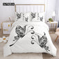 Bedding Set Duvet Cover Pillowcases Comforter/Quilt/Blanket Cover Luxury 3D HD Quality Printed Reactive Queen Single Leaf