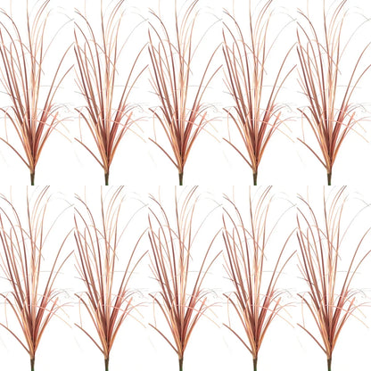 Simulated Small Grass Bushes for Decorating Fake Grasslands Simulating Reeds Onion Grass and Fake Green Plants Home Decoration