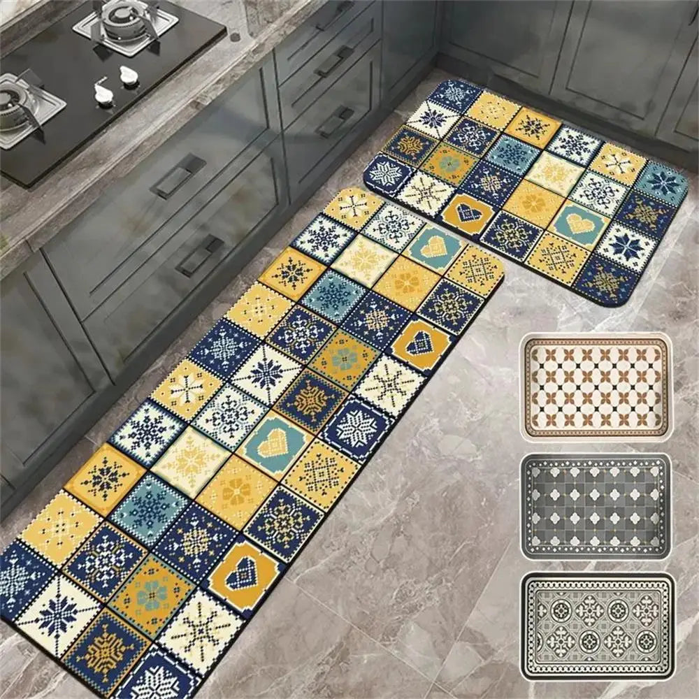 Non-slip Kitchen Carpets for Living Room Long Area Rug Kitchen Floor Mat Carpets Entrance Door Mat Home Decor Alfombra Tapis 러그