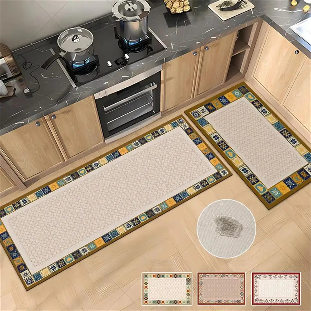 Non-slip Kitchen Carpets for Living Room Long Area Rug Kitchen Floor Mat Carpets Entrance Door Mat Home Decor Alfombra Tapis 러그