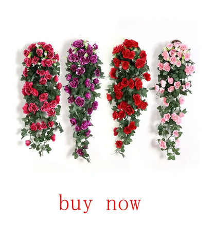 Artificial Flowers Silk Hydrangea Vase for Home Decoration Accessories Wedding Decorative Fake Plants Christmas Garland Material