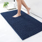 Kitinjoy Chenille Bathroom Mats Extra Thick Absorbent  Non-Slip Bath Rugs Machine Wash Plush Carpet Living Room Luxry Floor Mats
