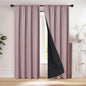 1pc 100% Blackout Curtain with Rod Pocket, Curtains for Living Room, Bedroom, Kitchen, Window Curtain, Drapes in Living Room