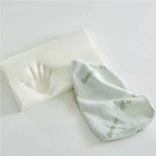 Bamboo Fiber Pillow Slow Rebound Health Care Memory Foam Pillow Memory Foam Pillow Orthopedic Pillows Support NeckRelief