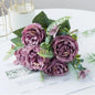 1/3PCS Artificial Flowers Vase Home Room Table Decoration Festival Wedding Bridal Bouquet Outdoor Garden Diy Gift Box Silk Peony