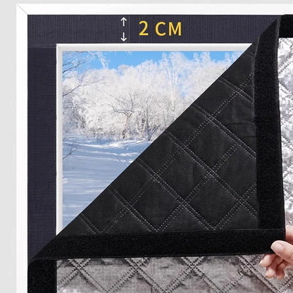 Warm curtains, cold and heat insulation, window screens, sun shading, sound insulation, double thickened warm curtains