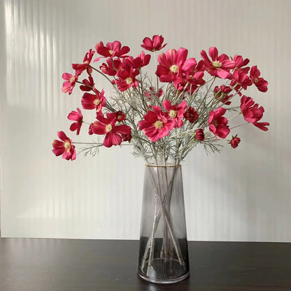 Chamomiles Silk Artificial Flower 60cm Daisy White Fake Flowers Room Wedding Home Table Decorations Party Diy Bouquet Gifts 1PCs