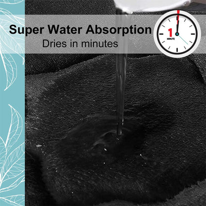 Olanly Silicone Bath Mat Non-Slip Shower Bathroom Rug Memory Foam Carpet Soft Foot Mat Stone Floor Super Absorbent Quick Dry Rug