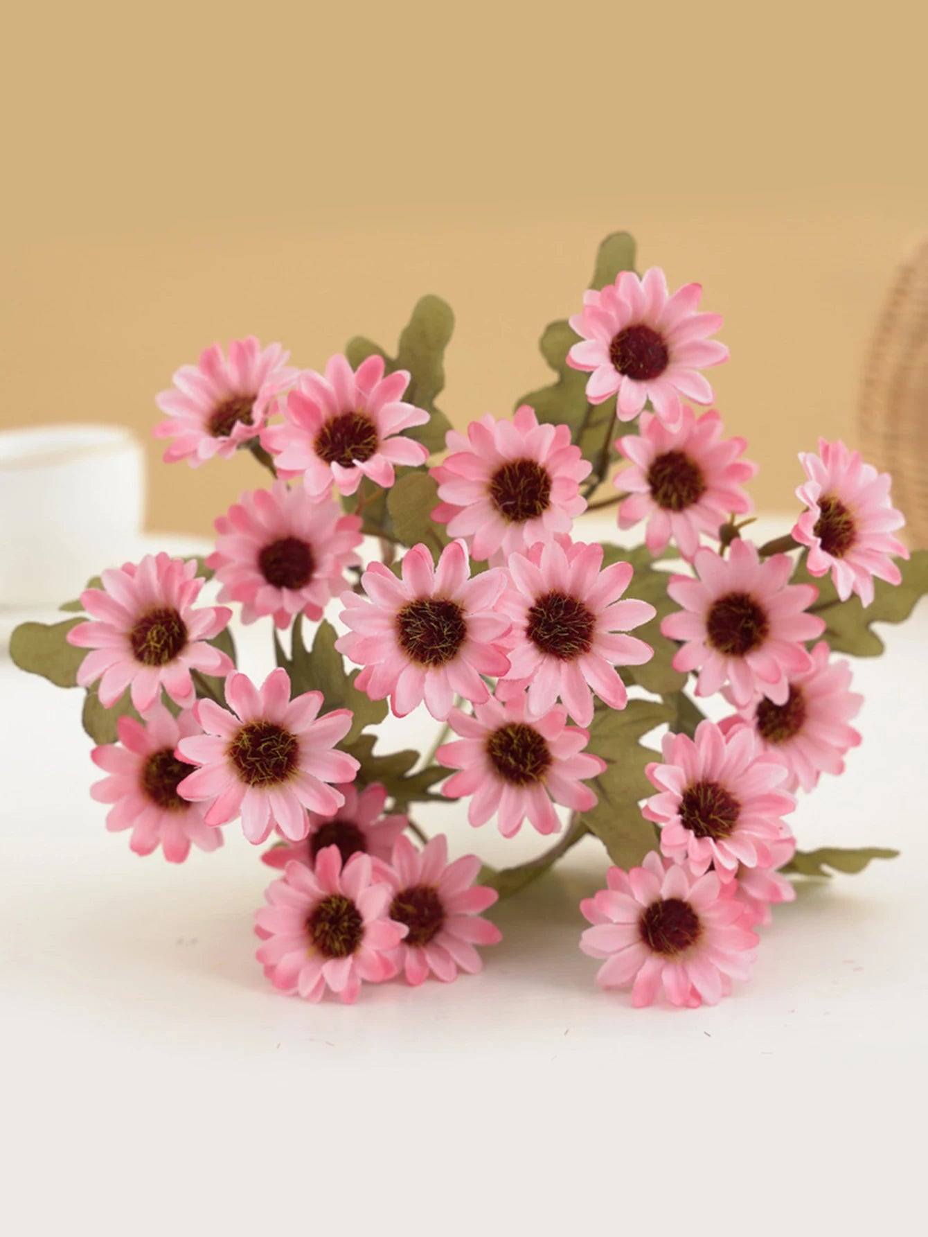 21 Heads Artificialflower Autumn Silk Daisy Bouquet Decor Vase Home Wedding Decor Household Products Holiday Party DIY gift box