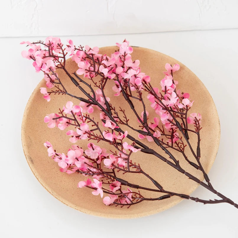 1PC Artificial Plants Christmas Decoration Vases Home Room Wedding Bridal Festival Candy Box Fake Plastic Flowers Scrapbooking