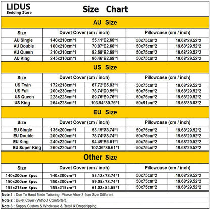 Bedding Set Duvet Cover Pillowcases Comforter/Quilt/Blanket Cover Luxury 3D HD Quality Printed Reactive Queen Single Leaf