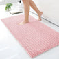 Kitinjoy Chenille Bathroom Mats Extra Thick Absorbent  Non-Slip Bath Rugs Machine Wash Plush Carpet Living Room Luxry Floor Mats