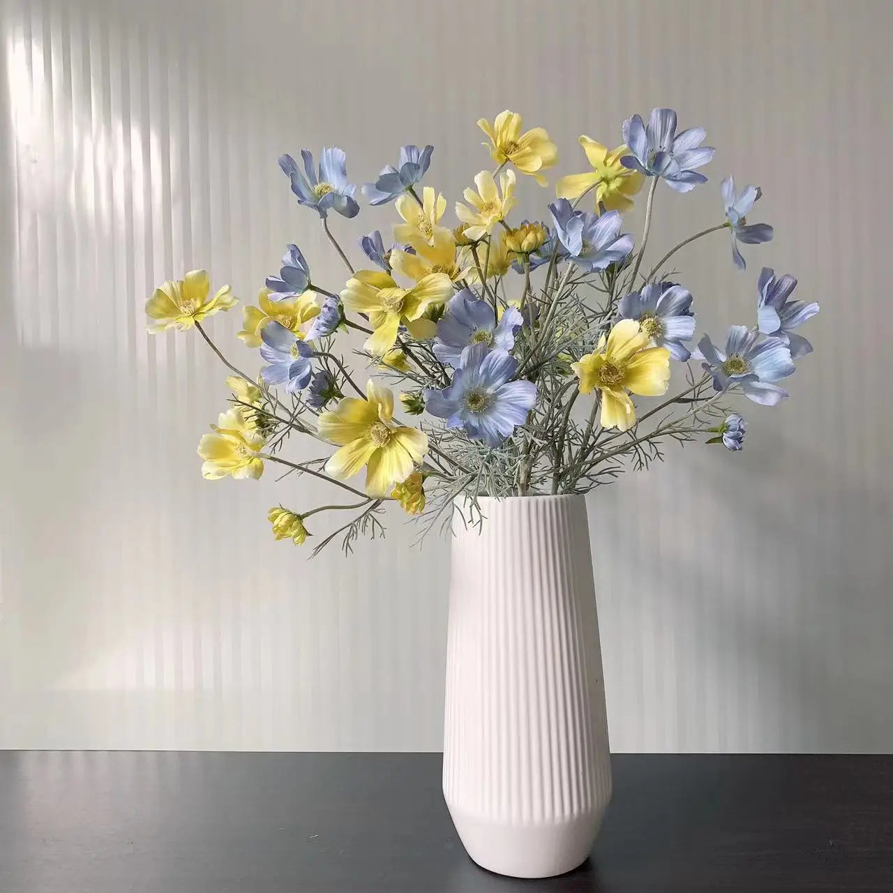 Chamomiles Silk Artificial Flower 60cm Daisy White Fake Flowers Room Wedding Home Table Decorations Party Diy Bouquet Gifts 1PCs