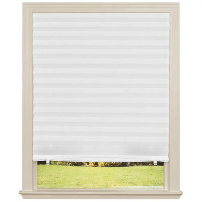 1PC Self-Adhesive Non-Woven Pleated Blinds Folding Curtains For Kitchen Balcony Shades Home Blackout Blinds For Windows Decor