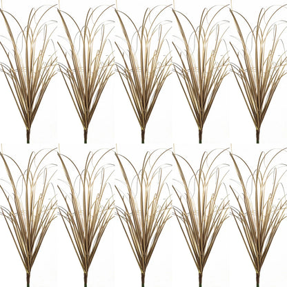 Simulated Small Grass Bushes for Decorating Fake Grasslands Simulating Reeds Onion Grass and Fake Green Plants Home Decoration