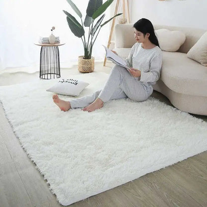 Fluffy Large Carpet Living Room Plush Lounge Rug in The Bedroom Floor Mat Soft Velvet Carpets For Children Kids Decoration  ﻿