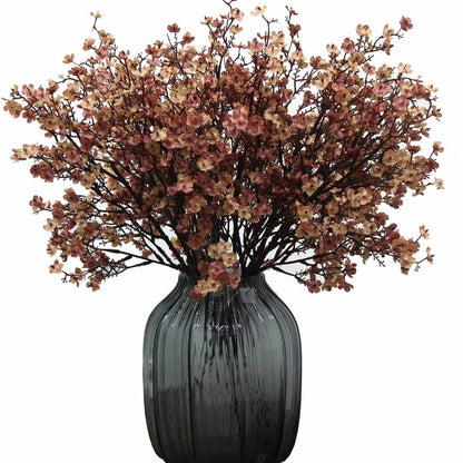 1PC Artificial Plants Christmas Decoration Vases Home Room Wedding Bridal Festival Candy Box Fake Plastic Flowers Scrapbooking