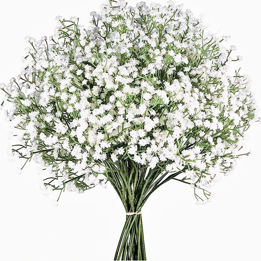 1Pcs 108Heads 63cm Babies Breath Artificial Flowers Plastic Gypsophila DIY Floral Bouquets For Handmade Wedding Party Home Decor