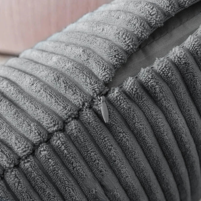 OTAUTAU Cotton Corduroy Cushion Cover Without Insert Throw Pillowcase 30x50/40x40/45x45/50x50/55x50/60x60cm KD024