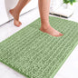 Kitinjoy Chenille Bathroom Mats Extra Thick Absorbent  Non-Slip Bath Rugs Machine Wash Plush Carpet Living Room Luxry Floor Mats