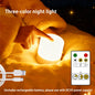 LED night light bedside dimmable charging desktop night light bedroom bedside lighting decoration touch reading RGB table lamp