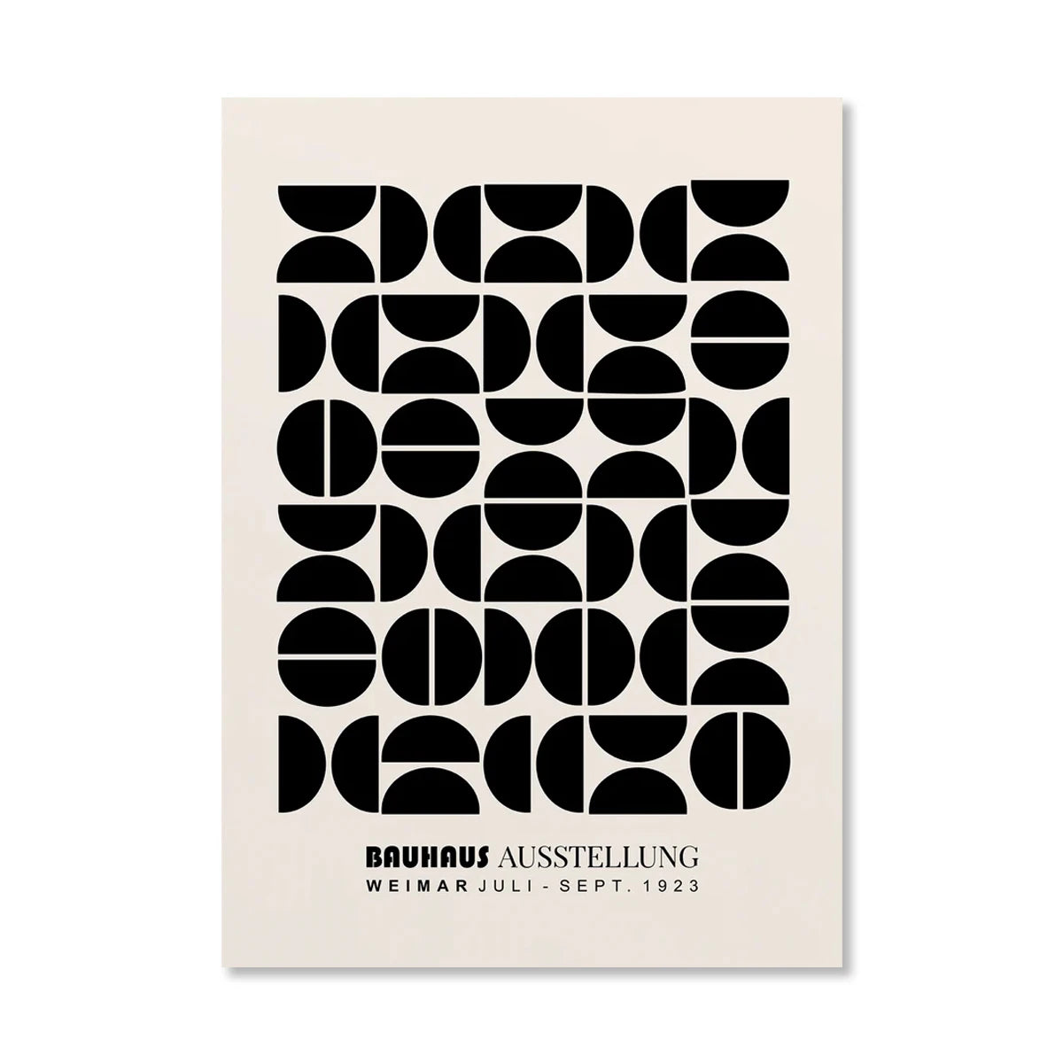 Abstract Orange Bauhaus Geometric Poster Pop Art Sunrise & Bicycle Wall Art Prints for Modern Living Room Dormitory Home Decor