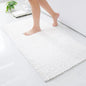 Kitinjoy Chenille Bathroom Mats Extra Thick Absorbent  Non-Slip Bath Rugs Machine Wash Plush Carpet Living Room Luxry Floor Mats