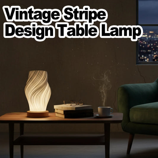 Usb Led 3d Pleated Table Desk Lamp Bedside Nightstand Lamps Dimmable For Bedroom Vintage Small Home Decor Modern Decorative Shop
