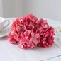 Artificial Flowers Silk Hydrangea Vase for Home Decoration Accessories Wedding Decorative Fake Plants Christmas Garland Material